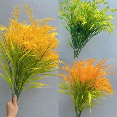 Cành Dài Combo 5-10 Cành Bông Lúa Vàng Hoa Giả Trang Trí Tết 2.026 Giá 75.000đ 3
