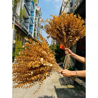 Cành đào Đông 12 nhánh cao 1m Loại 1, quả to tròn, decor Tết giá chỉ 28k