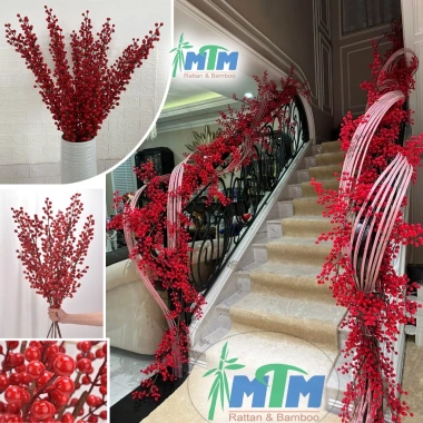 Cành Đào Đông 12 nhánh - Trang trí Tết, tháp tài lộc, bình bông, chỉ 20.000 VND