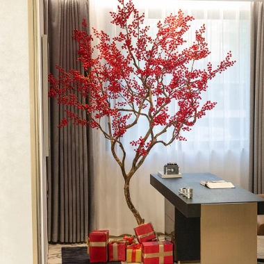 Cành Đào Đông 12 nhánh - Trang trí Tết, tháp tài lộc, bình bông, chỉ 20.000 VND