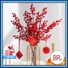 Cành đào đông đỏ 12 nhánh 1m Tết 2.026 tài lộc sang trọng decor nhà cửa