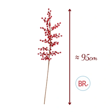 Cành đào đông đỏ 12 nhánh 1m Tết 2.026 tài lộc sang trọng decor nhà cửa