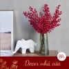 Cành đào đông đỏ 12 nhánh 1m Tết 2.026 tài lộc sang trọng decor nhà cửa 9