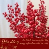 Cành đào đông đỏ 12 quả mọng - Trang trí Tết 2.025, bàn thờ, cắm bình hoa, giá 34.000 VND 7