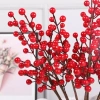 Cành Đào Đông Đỏ 90cm Phụ Kiện Trang Trí Tết May Mắn Sung Túc Tài Lộc Giá 12.500₫ 8