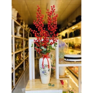 Cành đào đông loại 1 12 nhánh 100cm - Hoa lụa Duy Hương giá chỉ 8.000₫ 8 Cành đào đông loại 1 12 nhánh 100cm - Hoa lụa Duy Hương giá chỉ 8.000₫ 8