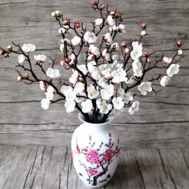 Cành đào giả 30cm thân cổ - Trang trí nội thất, giá chỉ 7.500 VND | TâmKemDecor