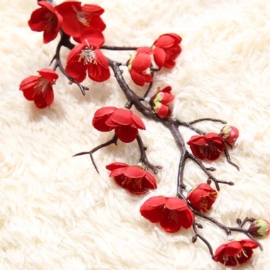 Cành đào giả 30cm thân cổ - Trang trí nội thất, giá chỉ 7.500 VND | TâmKemDecor