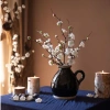 Cành đào lụa trang trí Tết, hoa đào đa màu, decor bàn tiệc nhà hàng, giá 22.200₫ 2