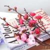 Cành đào lụa trang trí Tết, hoa đào đa màu, decor bàn tiệc nhà hàng, giá 22.200₫ 3