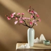 Cành đào lụa trang trí Tết, hoa đào đa màu, decor bàn tiệc nhà hàng, giá 22.200₫ 9