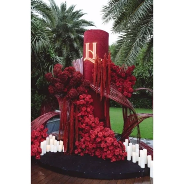 Cành đào nụ 5 nhánh - Hoa lụa cao cấp trang trí Tết, nội thất, chỉ 34.000 VND 2