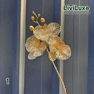 Cành Đồng Trang Trí Tết LiviLuxe - Lan Hồ Điệp Mạ Vàng, Nhánh Lựu Đỏ, 15.000₫ 10