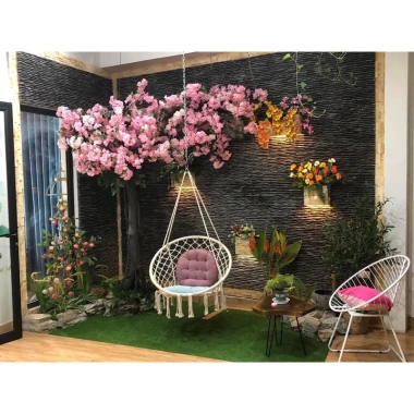 Cành Hoa Anh Đào Nhật Bản 3 Nhánh To 5 Màu - Hàng Nhập Khẩu Giá Ưu Đãi 27.000₫