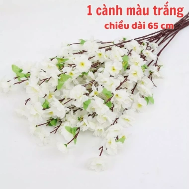 Cành Hoa Đào Cao Cấp - Trang Trí Tết, Nhà Cửa, Sự Kiện, Màu Tươi, Giá 14.000₫ 8