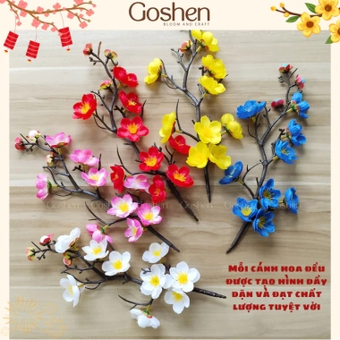 Cành Hoa Đào Cổ Ngắn - Trang Trí Tết Đẹp, Giá 11.900đ Giảm Giá Sốc