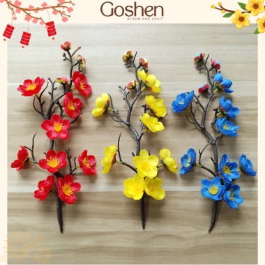 Cành Hoa Đào Cổ Ngắn - Trang Trí Tết Đẹp, Giá 11.900đ Giảm Giá Sốc