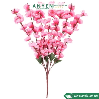 Cành Hoa Đào, Hoa Mai, Anh Đào Nhựa Giả - Trang Trí Ngoài Trời, Giá 3.999₫ 7