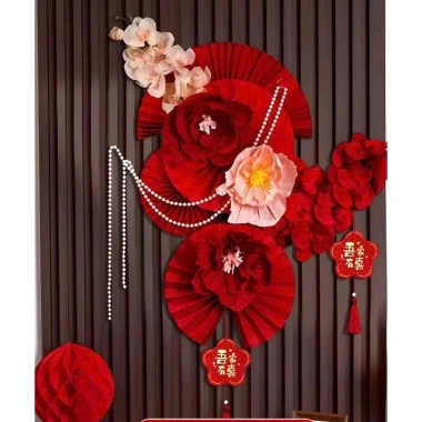 Cành Hoa Lan Hồ Điệp Đỏ Trang Trí Tết, Đám Cưới, Lễ Hội Giá Ưu Đãi 9.500₫ 6