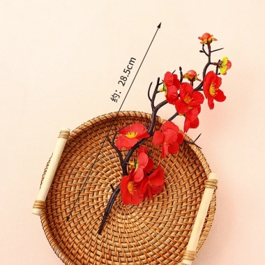 Cành Hoa Lan Hồ Điệp Đỏ Trang Trí Tết, Đám Cưới, Lễ Hội Giá Ưu Đãi 9.500₫ 10
