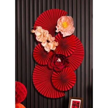 Cành Hoa Lan Hồ Điệp Đỏ Trang Trí Tết, Đám Cưới, Lễ Hội Phụ kiện 6.688 9.500 VND 9