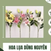 Cành Hoa Ly Giả Cao Su 3 Bông - Trang Trí Phòng Khách Sang Trọng 45.000 VND