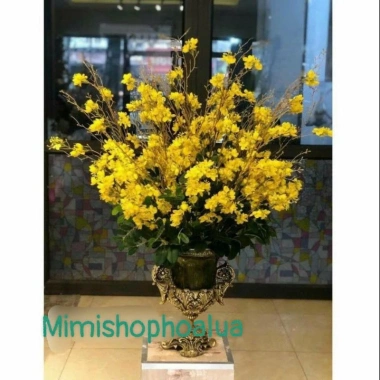 Cành Hoa Mai Mỹ giả siêu đẹp - Trang trí nhà cửa, tết, giảm còn 48.000đ