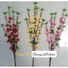 Cành hoa mai và hoa đào giả dài 100cm - Trang trí Tết, giá ưu đãi 15.000đ 4