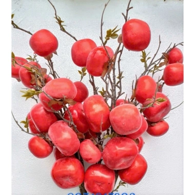 Cành Hồng giả 7 quả dài 92cm - Cành quả mốc chất lượng ảnh thật, giảm giá 25.500₫