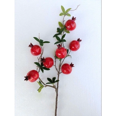 Cành Hồng giả 7 quả dài 92cm - Cành quả mốc chất lượng ảnh thật, giảm giá 25.500₫