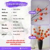 Cành Hồng Giả Dẹt 7 Quả Cao Cấp CASTA FLOWER - Thân Mùn Đẹp Trang Trí Nhà Cửa Giá 72.400 VND 2