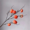 Cành Hồng Giả Dẹt 7 Quả Cao Cấp CASTA FLOWER - Thân Mùn Đẹp Trang Trí Nhà Cửa Giá 72.400 VND 8