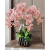 Cành Lan Hồ Điệp 9 bông - Lan Xoăn hoa lụa giả, decor nội thất, giá chỉ 15.555đ 3