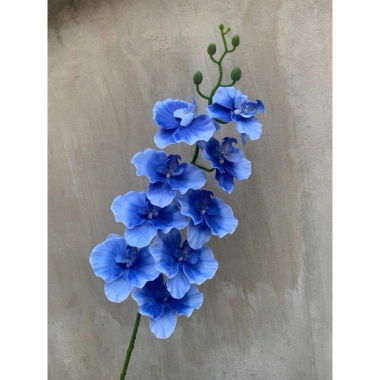 Cành Lan Hồ Điệp 9 bông - Lan Xoăn hoa lụa giả, decor nội thất, giá chỉ 15.555đ