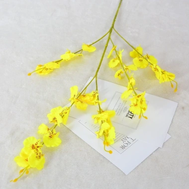 Cành lan vũ nữ 5 nhánh hoa lụa dài - Trang trí nhà, văn phòng, cửa hàng sang trọng, decor đón Tết, giảm còn 15.000 VND