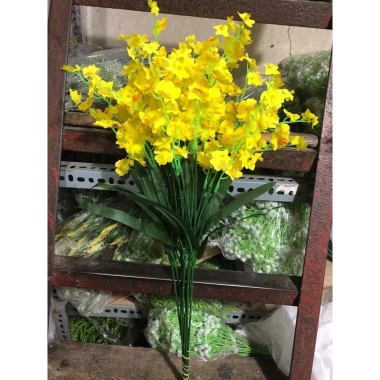 Cành lan vũ nữ giả 10 cành 65cm - 3 nhánh trang trí nội thất, giá ưu đãi 52.000₫ 2