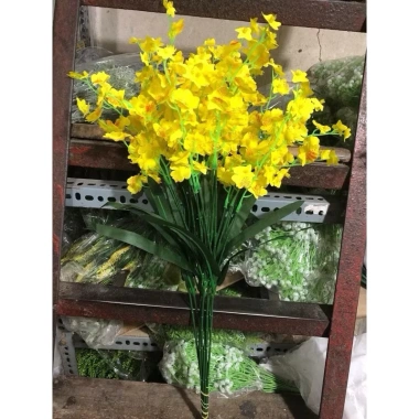 Cành lan vũ nữ giả 10 cành 65cm - 3 nhánh trang trí nội thất, giá ưu đãi 52.000₫ 5