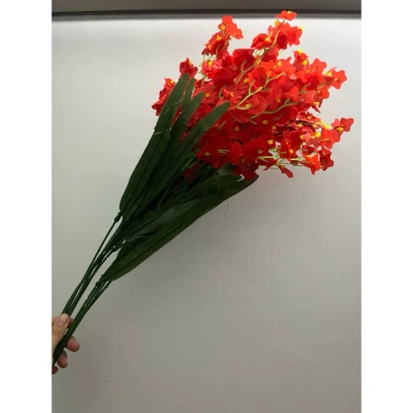 Cành lan vũ nữ giả 10 cành 65cm - 3 nhánh trang trí nội thất, giá ưu đãi 52.000₫ 10