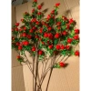 Cành lựu 70cm 75 quả – size 2.5cm, 15 quả/1 cành, trang trí lễ tết, decor sự kiện – chỉ 50.000đ 7