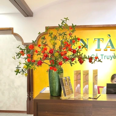 Cành lựu giả cao cấp 6 quả giống thật 99% - Trang trí Tết sang trọng, may mắn, tài lộc - 69.000đ 2
