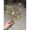 Cành mai vàng, đào cổ đồng nhũ vàng - Trang trí giỏ quà Tết, giá 12.900 VND 2