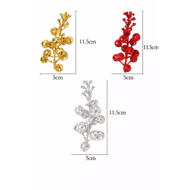 Cành sung nhũ kim tuyền trang trí Tết - Giỏ quà Noel, giảm giá 70.000đ, phong cách sang trọng 2