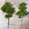 Cành tùng giả lá kim nhựa xanh bonsai tiểu cảnh sân vườn giống 100% giá 13.500 4
