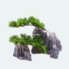 Cành tùng giả lá kim nhựa xanh bonsai tiểu cảnh sân vườn giống 100% giá 13.500 8