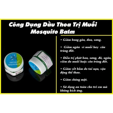 Cao bôi đuổi muỗi Thái Lan 20g Mẹ Thái Vũ - Ngừa muỗi đốt, chống côn trùng cắn, giá chỉ 22.000đ 6