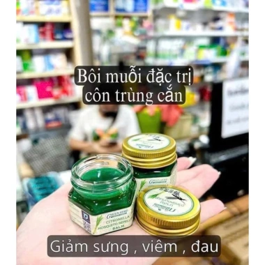 Cao bôi muỗi đốt côn trùng Thái Lan 20g/30g Green Herb - Chống muỗi giảm giá 45k 2