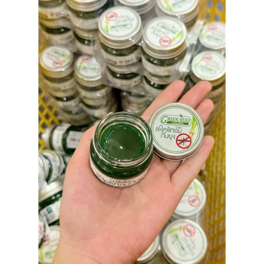 Cao bôi muỗi đốt côn trùng Thái Lan 20g/30g Green Herb - Chống muỗi giảm giá 45k 8