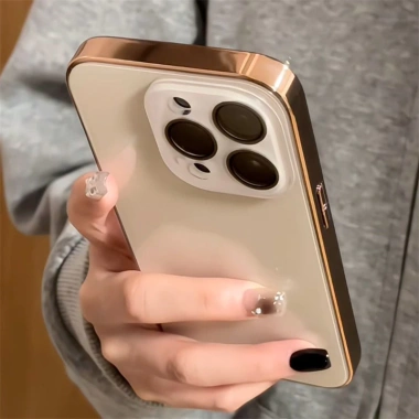 Cao cấp kính đá mạ điện da mịn Ice Sensation bảo vệ iPhone 16-11 Pro Plus 3