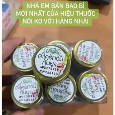 Cao thoa muỗi đốt an toàn cho bé - Dầu cừ Green Herb 20g nắp thiếc giảm giá 2
