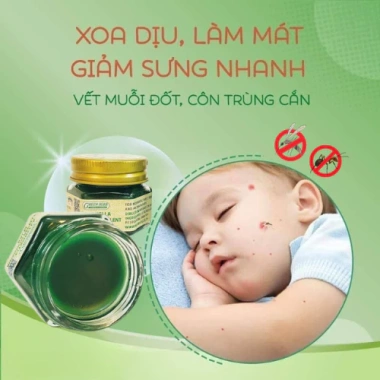 Cao thoa muỗi đốt an toàn cho bé - Dầu cừ Green Herb 20g nắp thiếc giảm giá 4